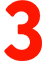 image of a number 3